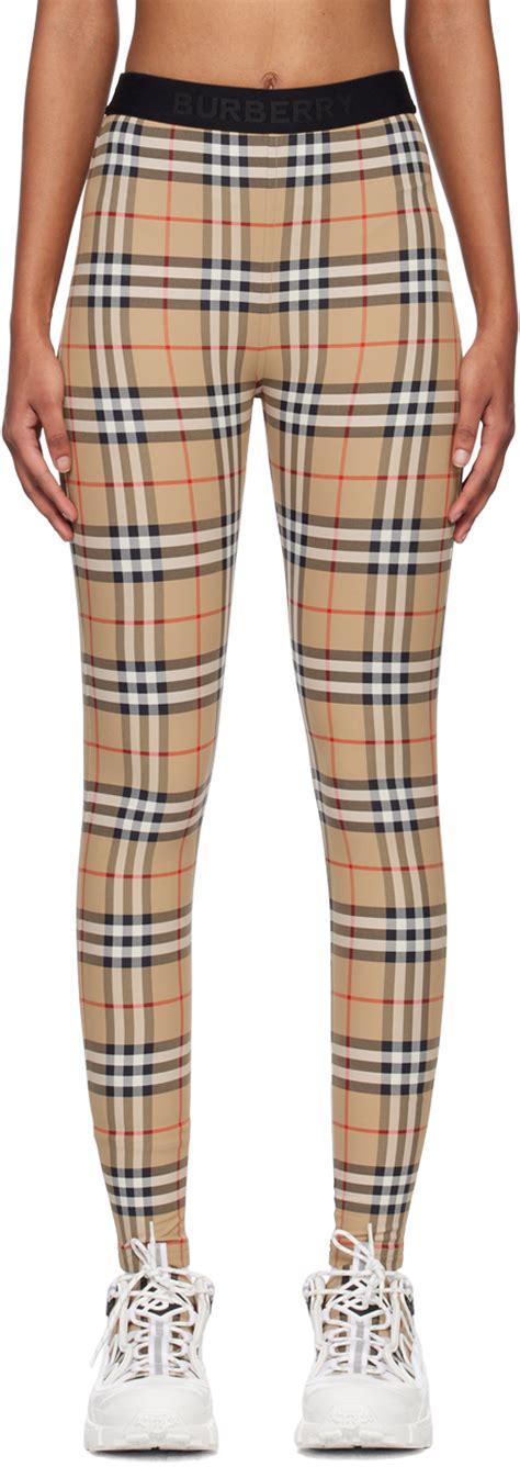 burberry inspired leggings|burberry vintage check leggings.